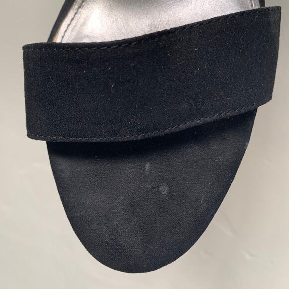 a.n.a Reptile Strappy Block Heel Black Size 10 Glam Whimsygoth - Picture 13 of 13